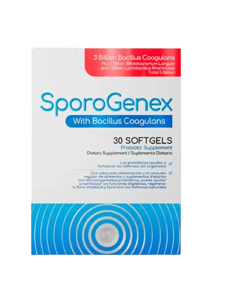 SPOROGENEX PROBIOTICOS *30 SOFTGEL