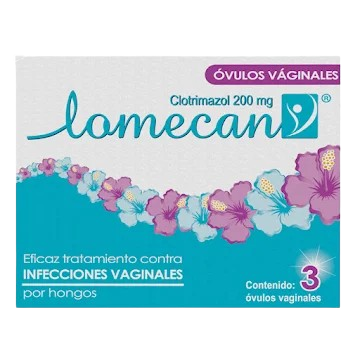 Lomecan Clotrimazol 200 Mg X 3 Ovulos Vaginales