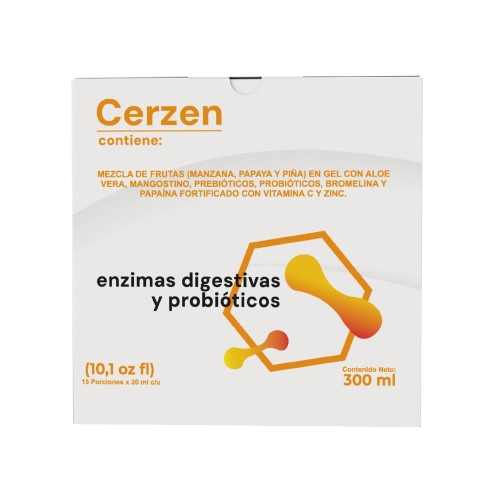 CERZEN (Enzimas Digestivas y Probioticos)15 SBS*20ML