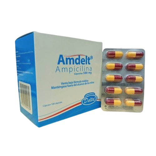 AMDELT AMPICILINA 500 MG *100 CAPS
