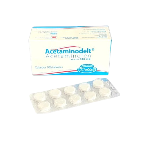 ACETAMINODELT (Acetaminofen 500mg)*100TAB