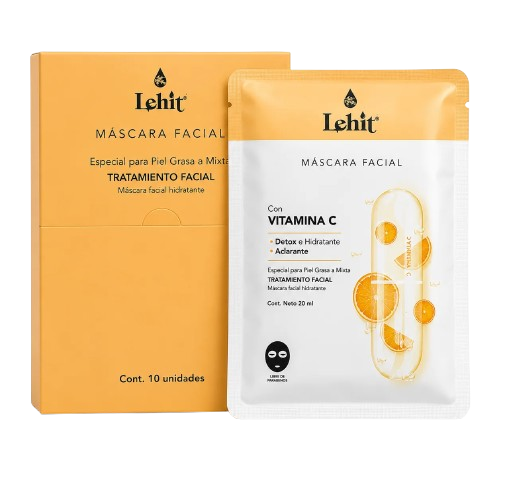 MASCARILLA FACIAL CON VITAMINA C*20ML