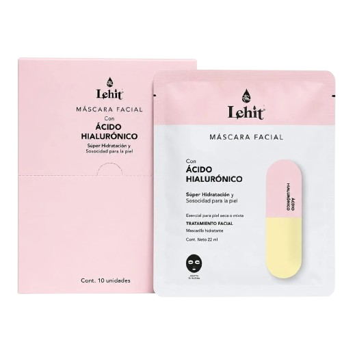 MASCARILLA FACIAL CON ACIDO HIALURONICO*20ML