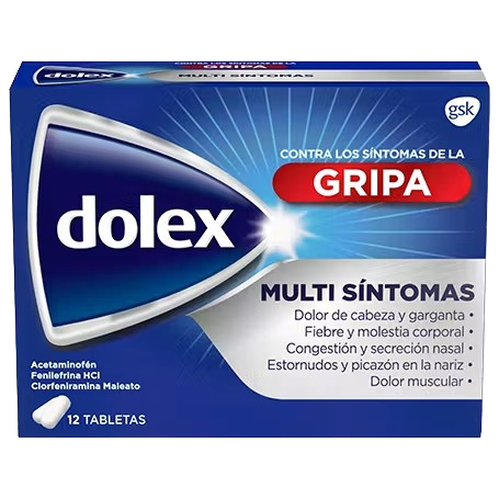 Dolex Gripa Multisintomas*12 Tabs Recubiertas