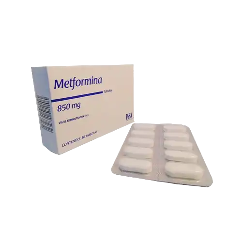 METFORMINA 850 MG *30 TAB