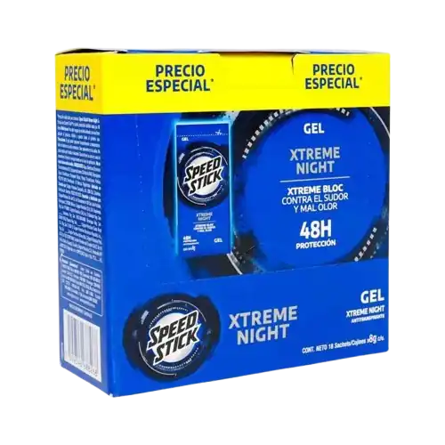SPEED STICK GEL XTREME NIGTH *18 SOBRES