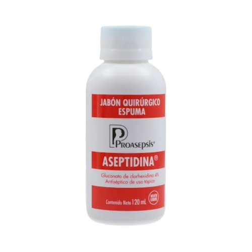 ASEPTIDINA JABON  QUIRURGICO CLORHEXIDINA*120ML