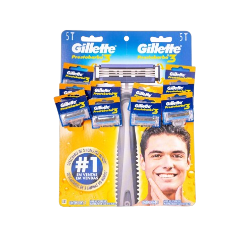 GILLETE PRESTOBARBA 3*10 UNIDADES