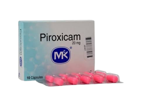 PIROXICAM TQ 20MG CAJA*10CAPS