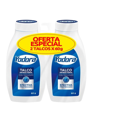 TALCO YODORA*60Gr+TALCO YODORA*60Gr