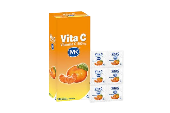 VITA C 500MG*100TAB SABOR MANDARINA
