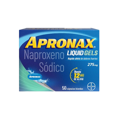 APRONAX LIQUID GEL 275Mg* 50CAPS Bayer