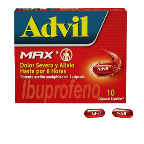 ADVIL MAX* 10 CAP LIQUIDAS