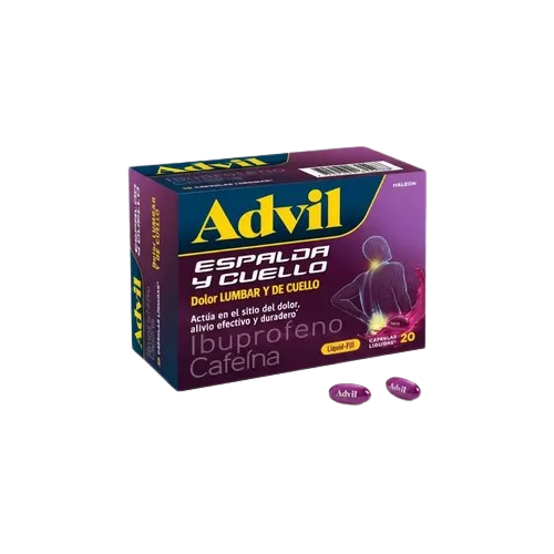 ADVIL Espalda y Cuello*20 Caps Liquidas