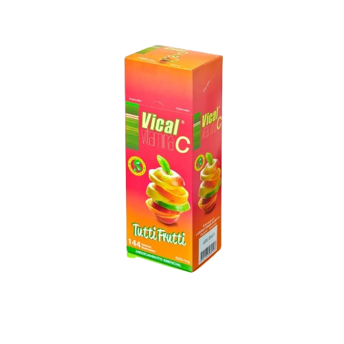 VICAL 500MG CJ MASTICABLE TUTTI FRUTTI*144 TABS