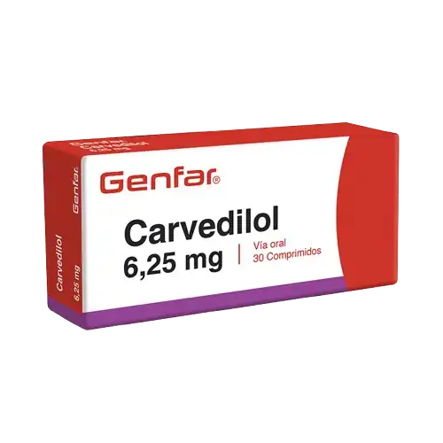 CARVEDILOL 6,25 MG*30 TABS