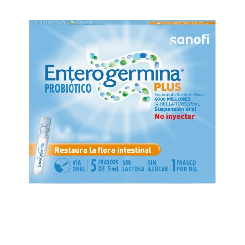 ENTEROGERMINA PLUS*5ML*5 FRASCOS