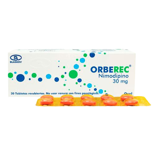 ORBEREC 30Mg (NIMODIPINO)CJ*30TAB
