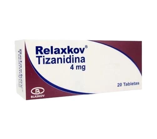 RELAXKOV 4MG (TIZANIDINA) CAJA*20 TABS