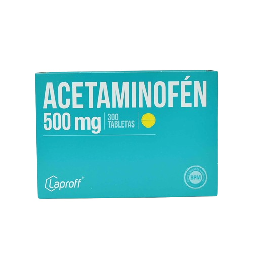 ACETAMINOFEN 500 MG CAJA*300 TAB