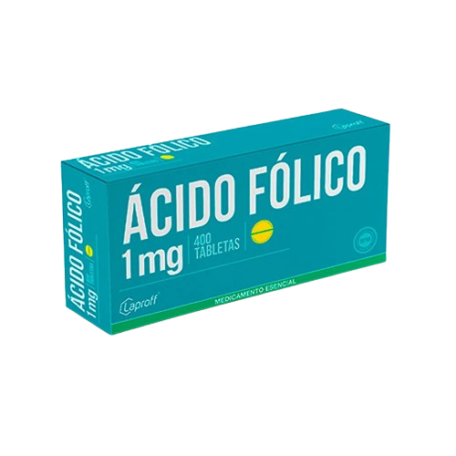 ACIDO FOLICO 1MG CAJA*400 TBS