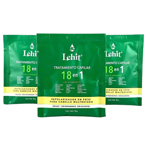 TRATAMIENTO CAPILAR 18 EN 1*30GR* 10 SOBRES