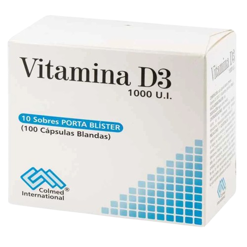VITAMINA D3 *100 CAPSULAS