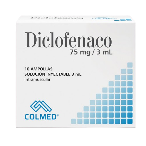 DICLOFENACO  CJ *10AMP Colmed