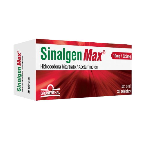 SINALGEN MAX 10MG/325MG*30TAB