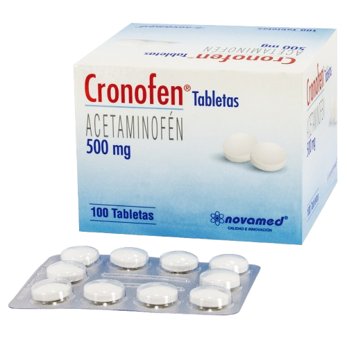 CRONOFEN (ACETAMINOFEN 500 MG) *400 TAB