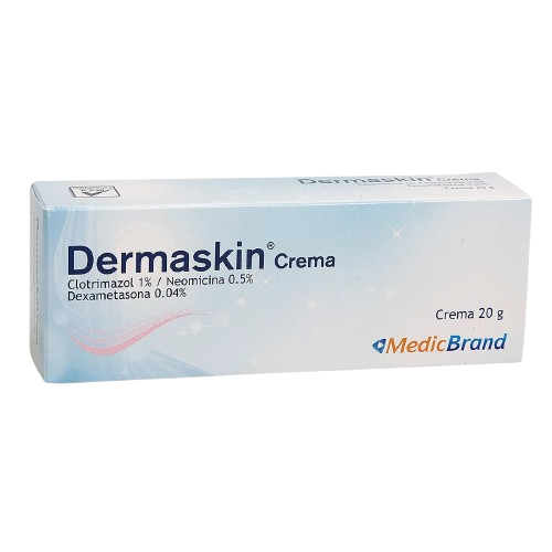 DERMASKIN 20GR (CLOTRIMAZOL+NEOMICINA+DEXAMETASONA)