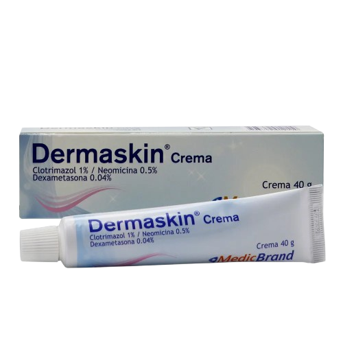 DERMASKIN 40GR (CLOTRIMAZOL+NEOMICINA+DEXAMETASONA)