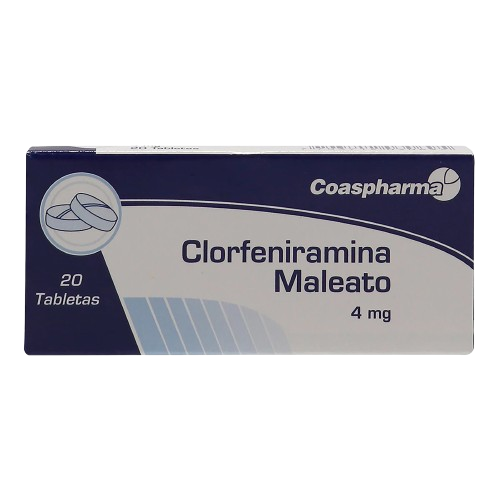 CLORFENIRAMINA 4MG*20 TABS