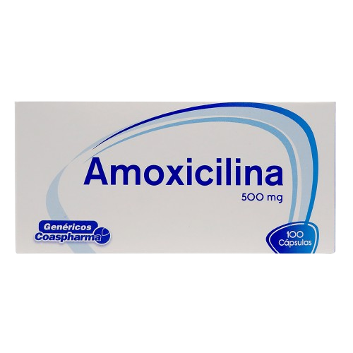 AMOXICILINA 500Mg CJ*100 CAPS Coaspharma