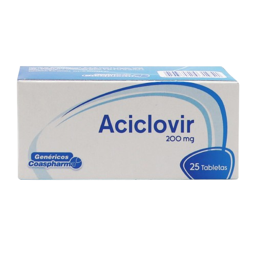 ACICLOVIR 200MG CAJA*25 TABS