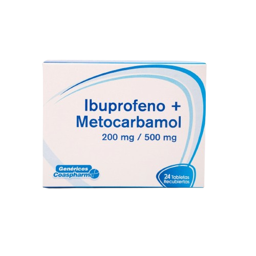 IBUPROFENO+METROCARBAMOL 200 MG / 500MG