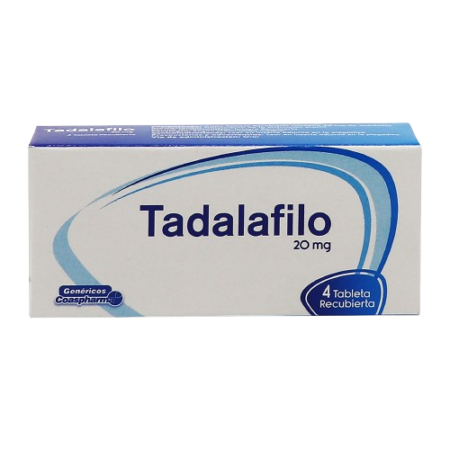 TADALAFILO 20 MG *4 TAB