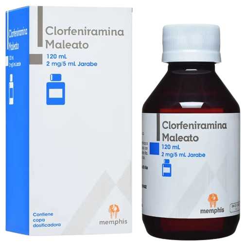 CLORFENIRAMINA 2MG/5ML JARABE FCO*120ML