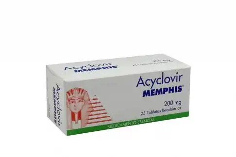 ACYCLOVIR 200MG CJA*25TAB
