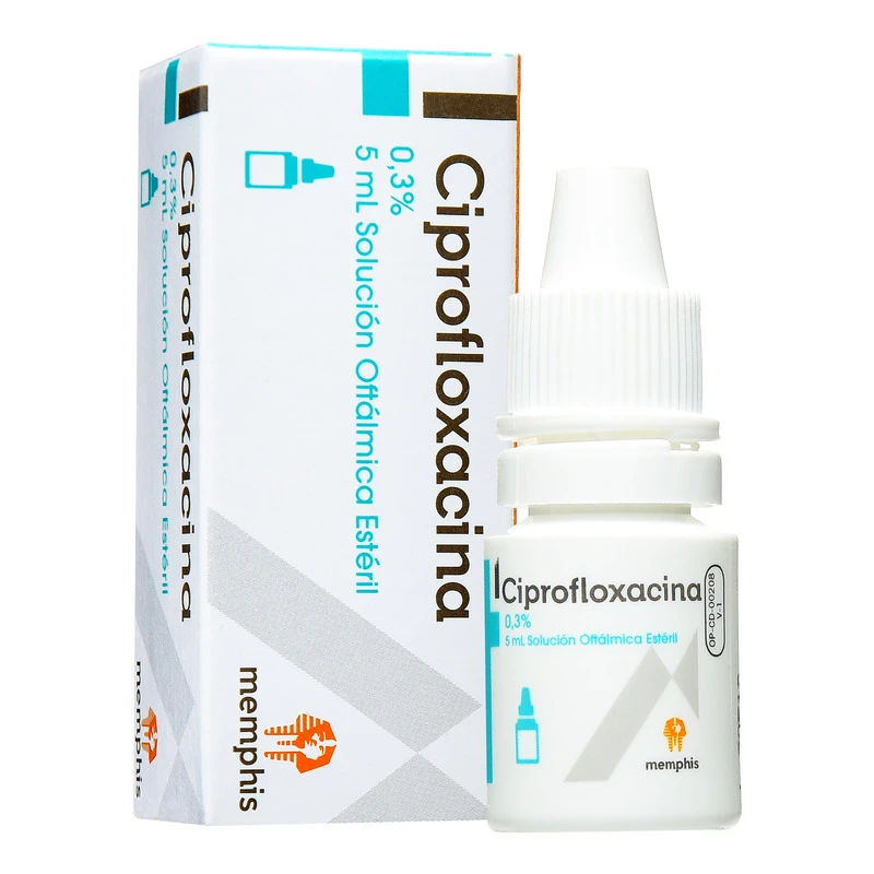 CIPROFLOXACINA 0,3 % SOL. OFT. FCO *5ML