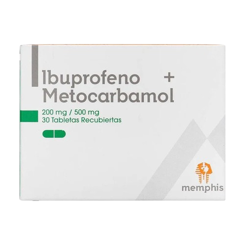 IBUPROFENO + METOCARBAMOL 200 MG / 500 MG*30 TAB