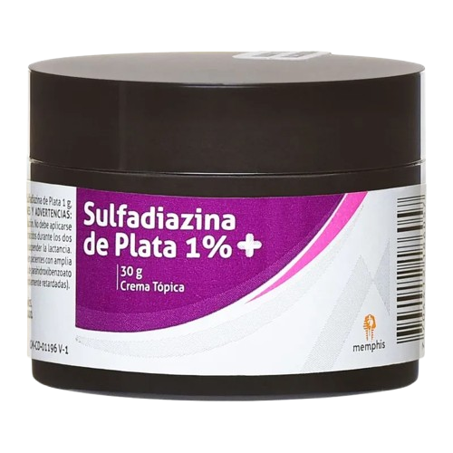 SULFADIAZINA DE PLATA 1% POTE*30 GR