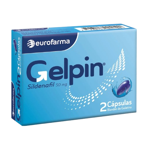 GELPIN (SILDENAFILO 50mg) CJ*2 CAPS