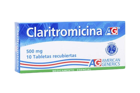 CLARITROMICINA 500MG*10 TAB