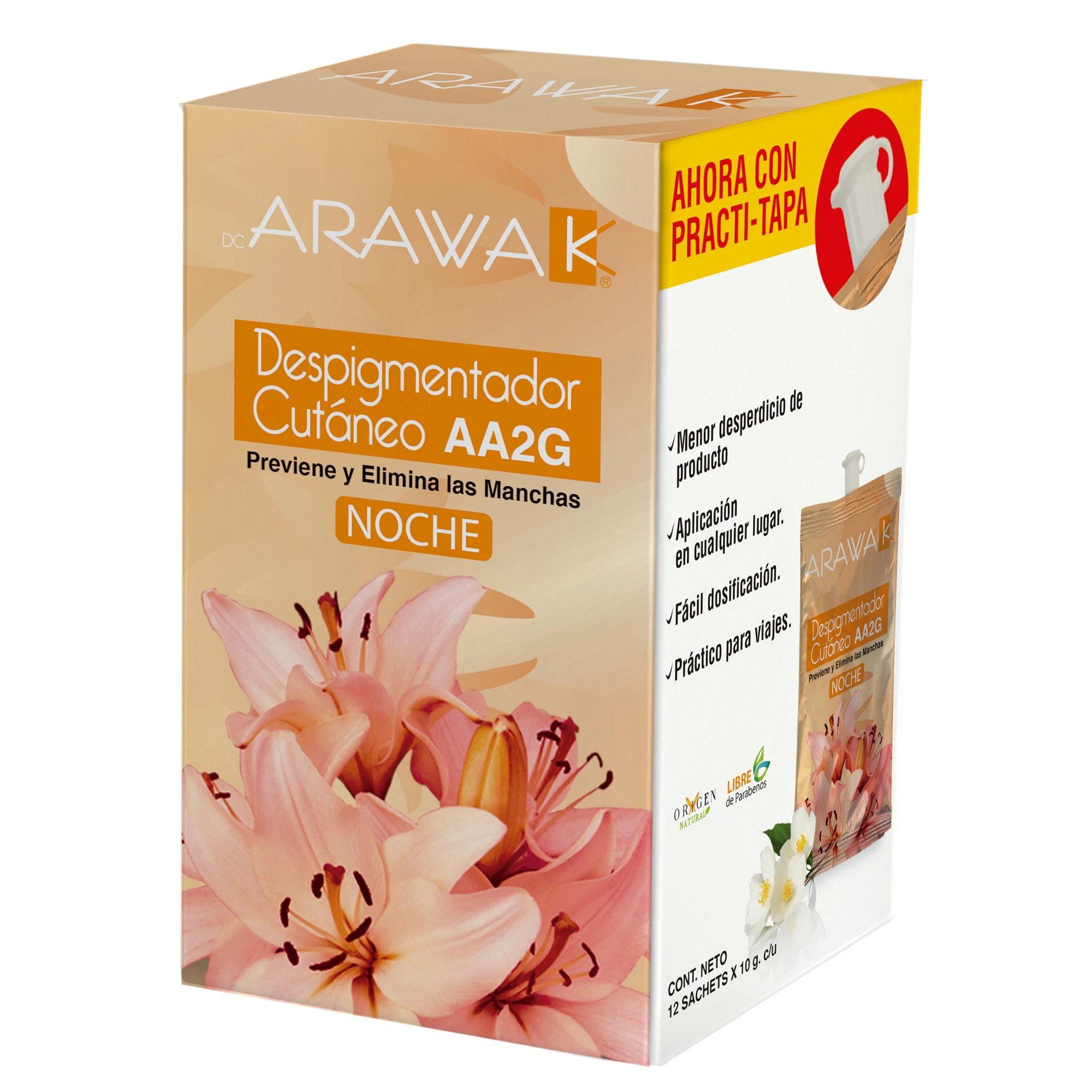 ARAWAK DESPIGMENTADOR NOCHE CJ*12Sachets
