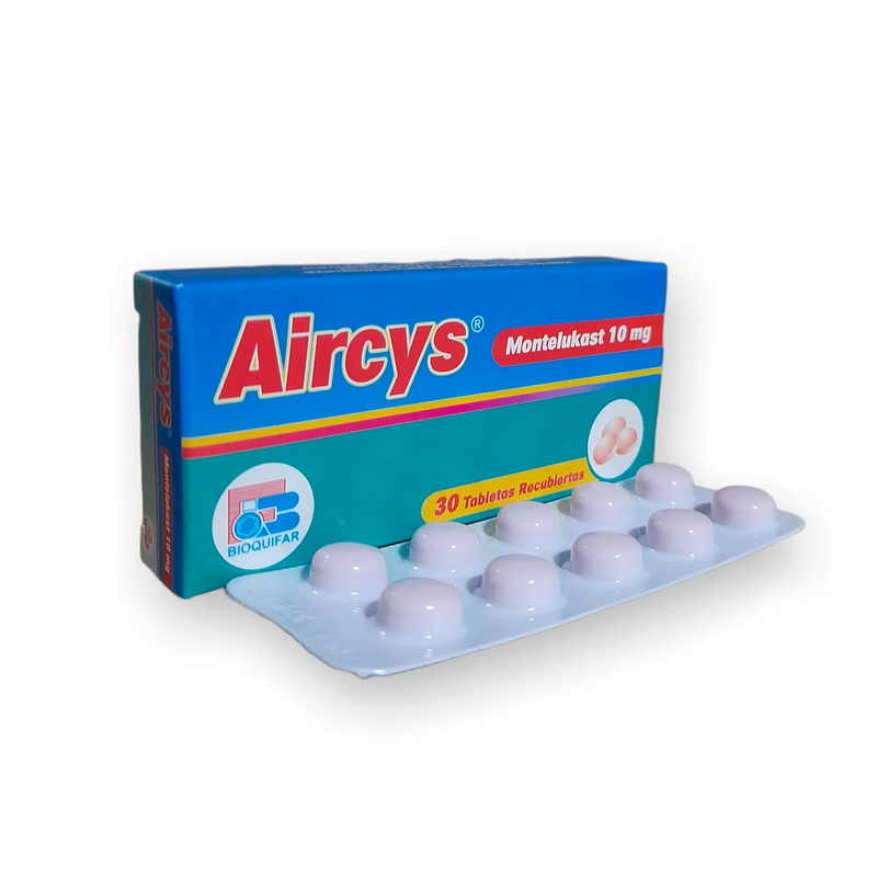 AIRCYS (MONTELUKAST 10MG) CAJA*30 TAB
