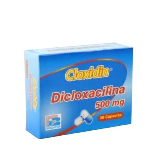 CLOXIDIN (Dicloxacilina 500mg)*30 CAP