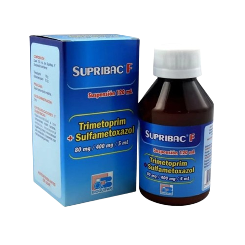SUPRIBAC F SUSP(TRIMETROPRIM/SULFAMETAZOL) 80-400 MG * 120 ML