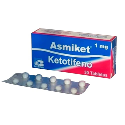 ASMIKET (KETOTIFENO)1MG TAB*30