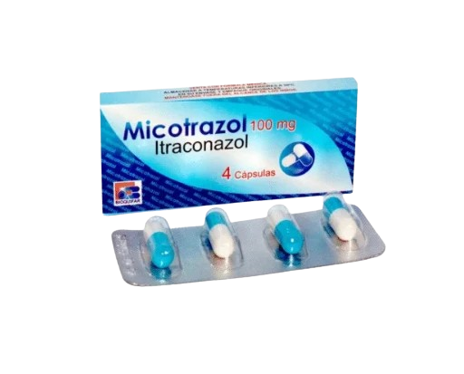 MICOTRAZOL 100MG (ITRACONAZOL) CAJA*4 CAPS